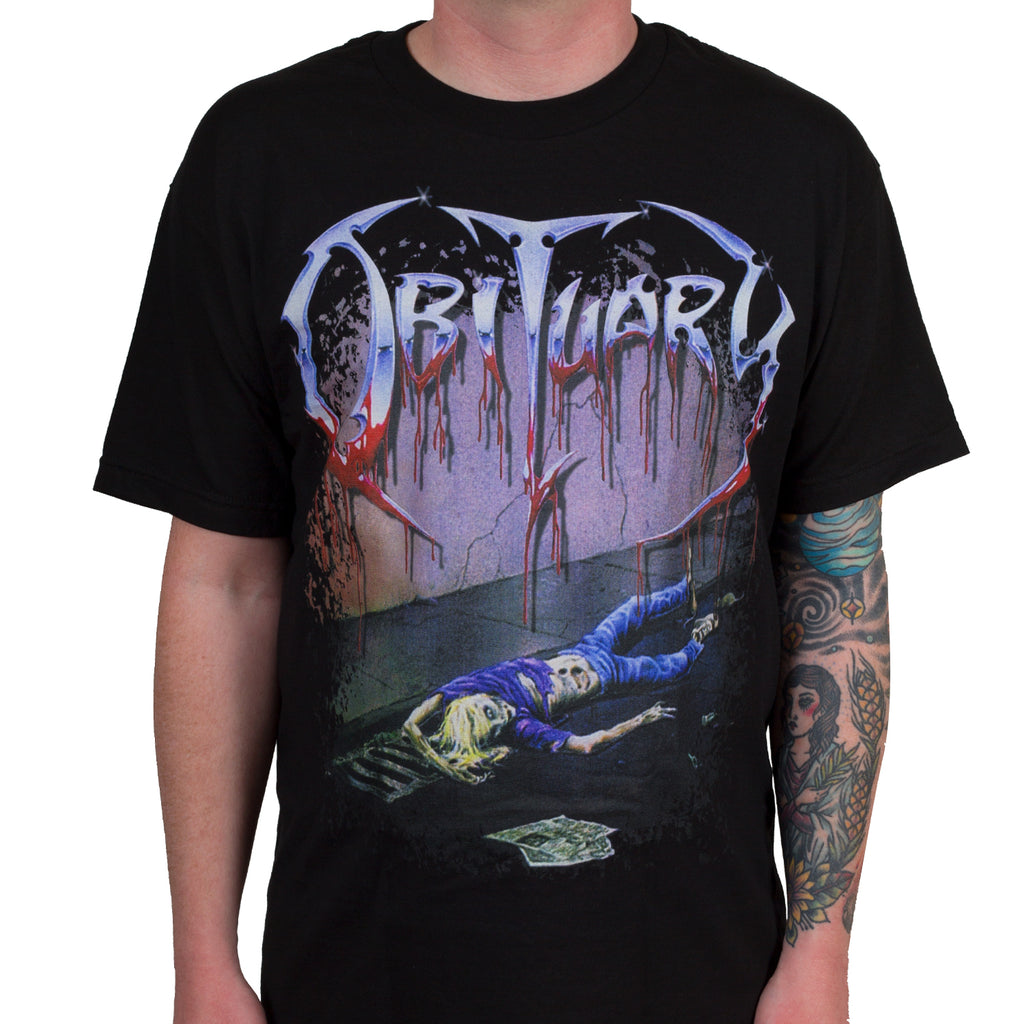 Vintage Fashion Obituaries - 2026 Obituary Band Grafisch Katoenen T-shirt