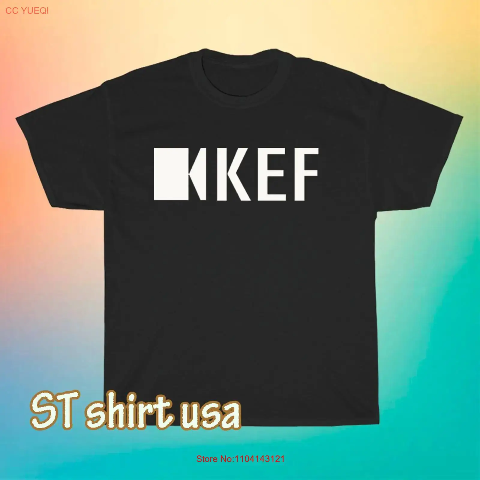 Vintage Fashion Logo - Nieuw KEF Subwoofer Speaker Logo T-shirt