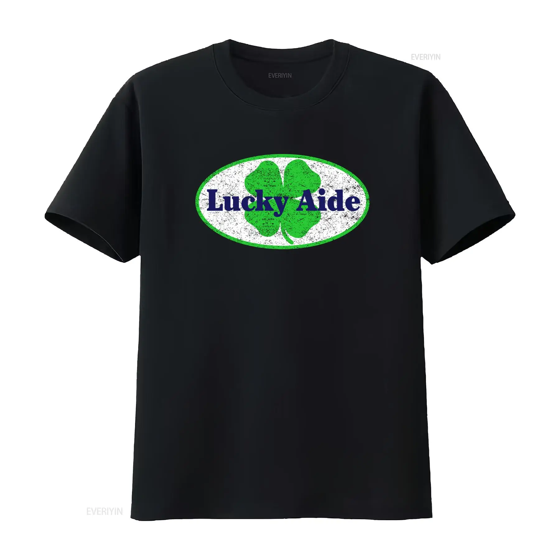 Vintage Fashion Logo - Lucky Aide T-shirt met Malcolm Symbol