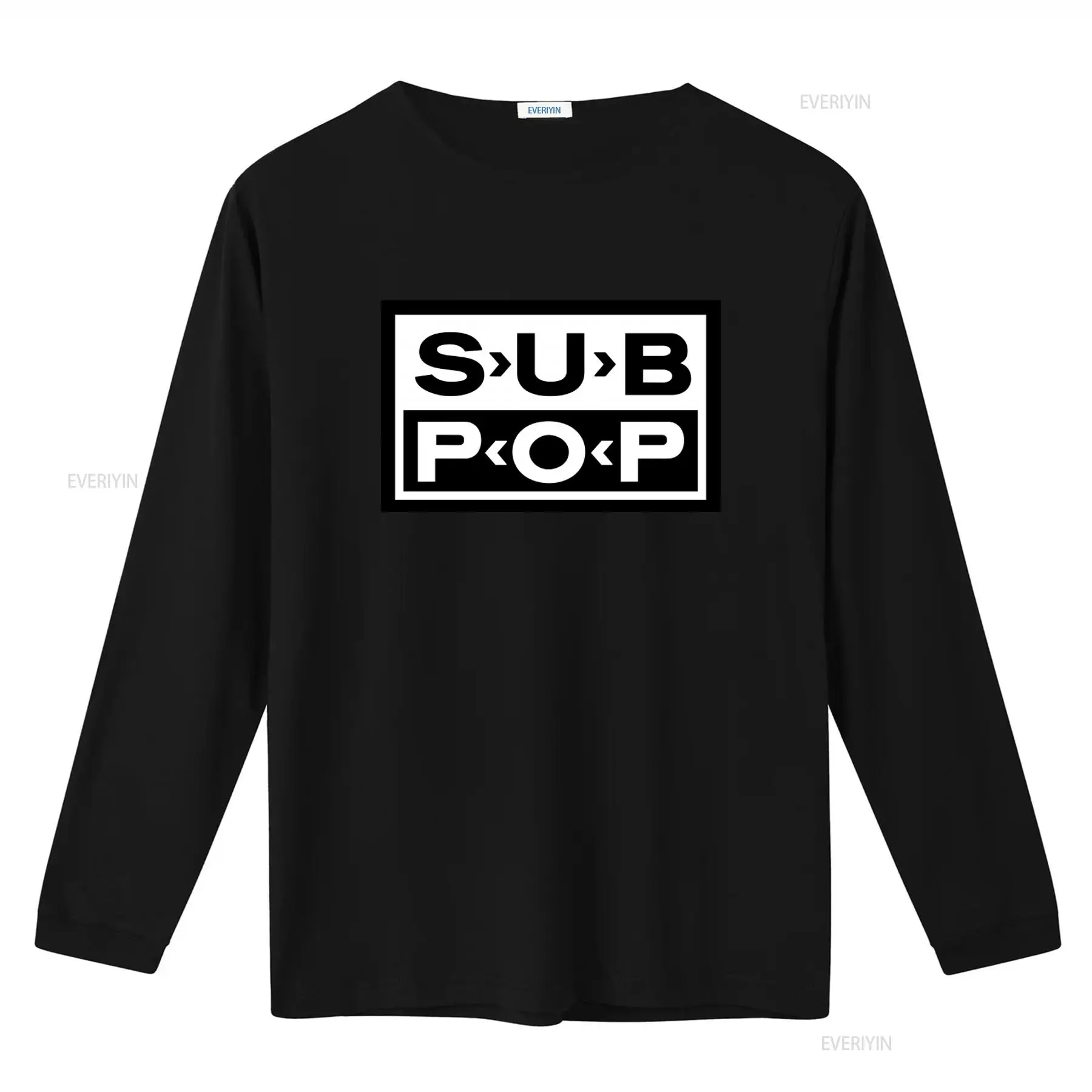 Sub Pop Logo T-shirt Zwart met - Vintage Fashion Logo recensie en prijs