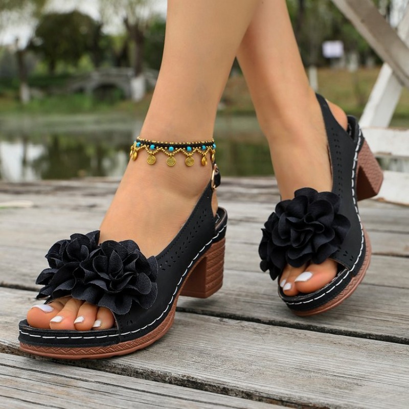 Vintage Bloem Decoratie Peepto - Vintage Fashion Heels recensie en prijs