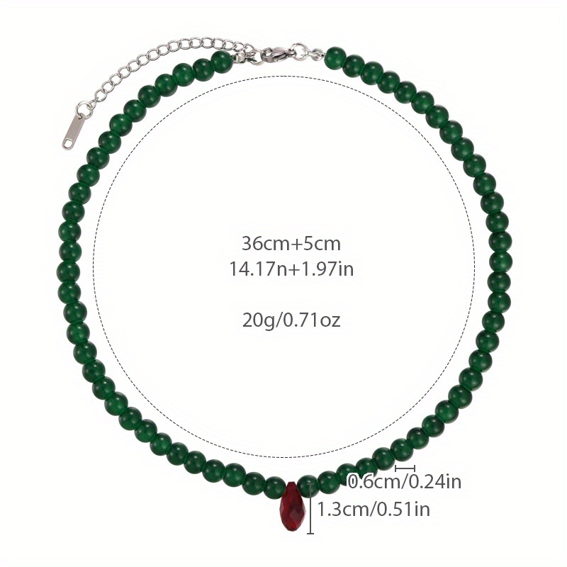 Vintage groene kralenketting m - Vintage Fashion Look recensie en prijs