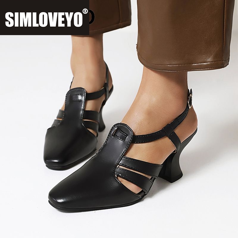 SIMLOVEYO 2025 Mode Dagelijkse - Vintage Fashion Heels recensie en prijs