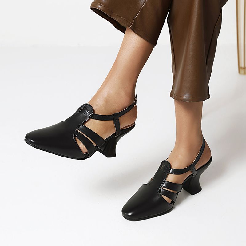 SIMLOVEYO 2025 Mode Dagelijkse - Vintage Fashion Heels recensie en prijs