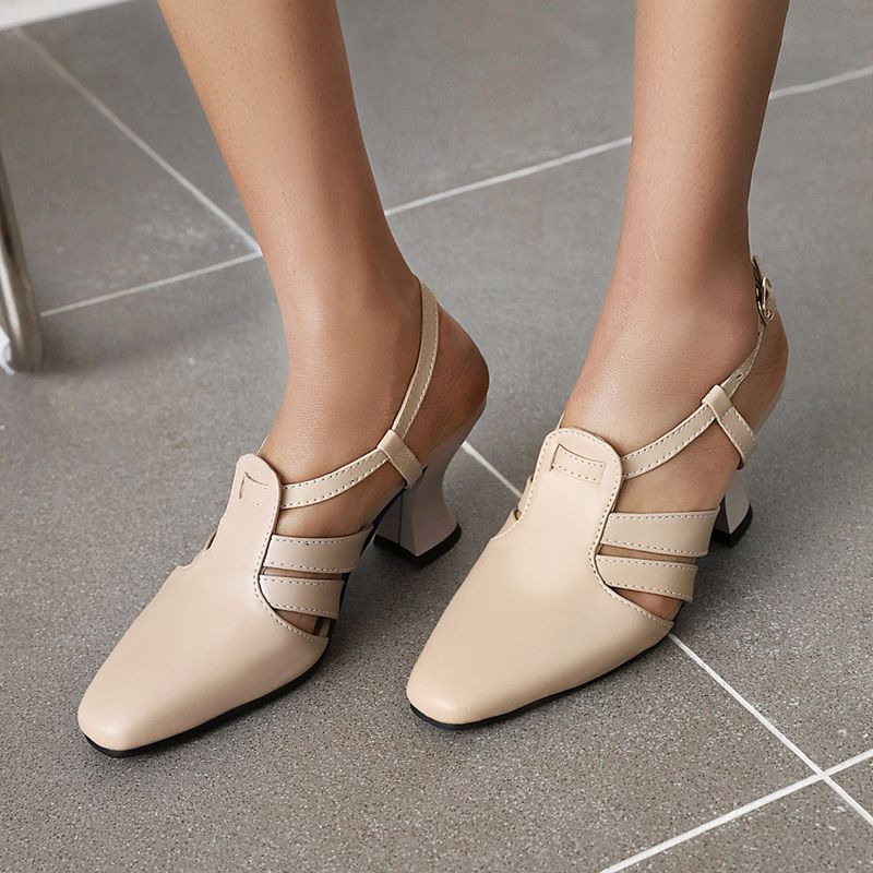 SIMLOVEYO 2025 Mode Dagelijkse - Vintage Fashion Heels recensie en prijs