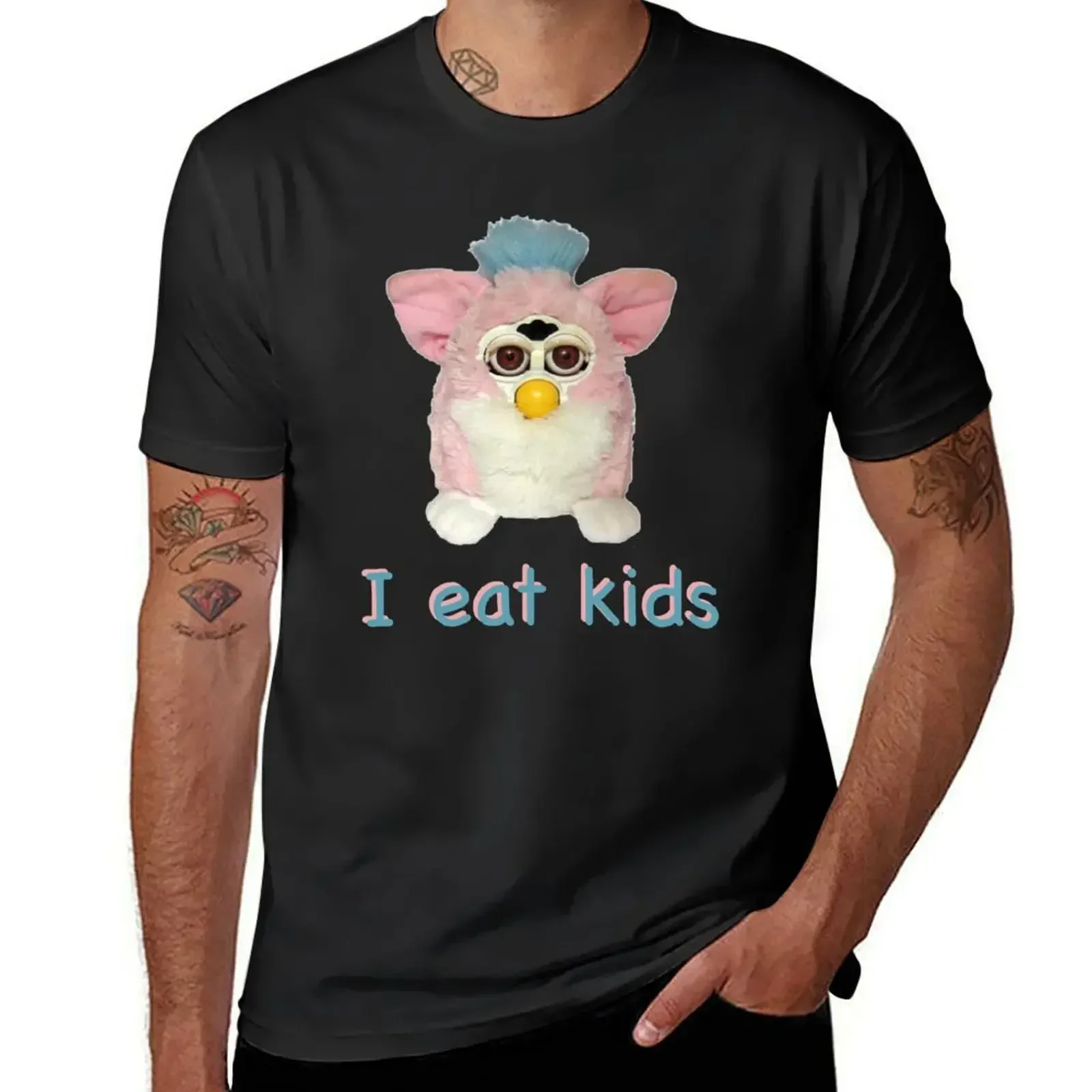 Furby I eat kids T-shirt grafi - Vintage Fashion Archive recensie en prijs