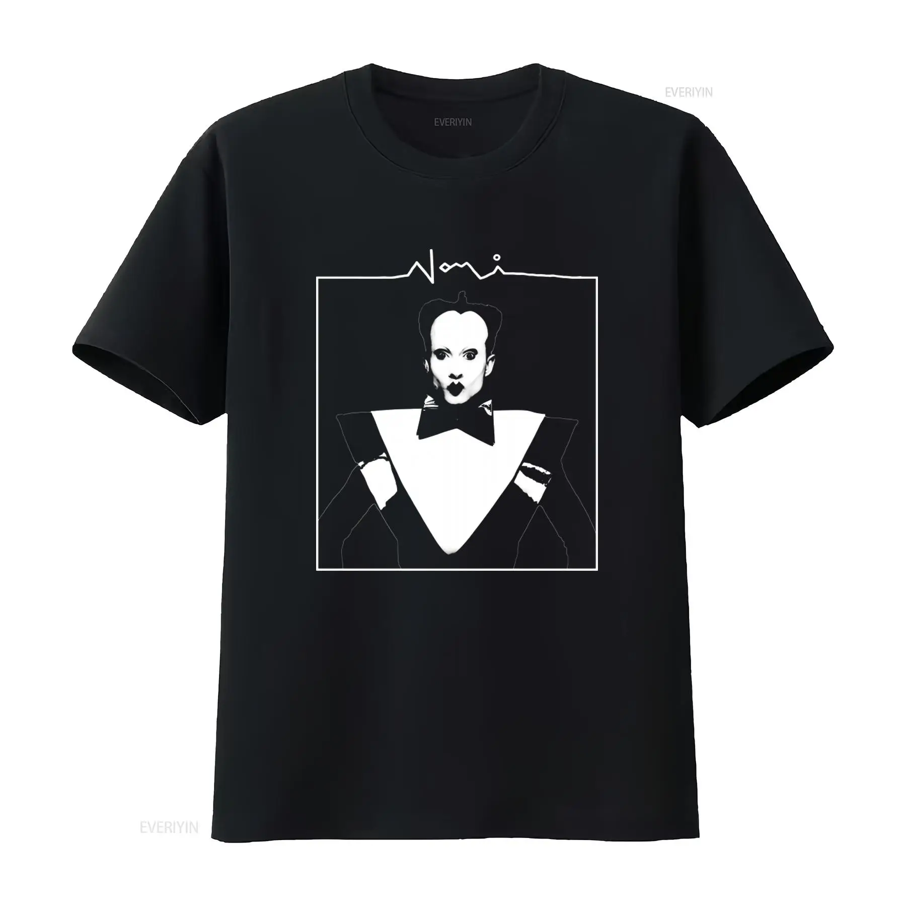 Klaus Nomi Face Print Heren T- - Vintage Fashion Look recensie en prijs
