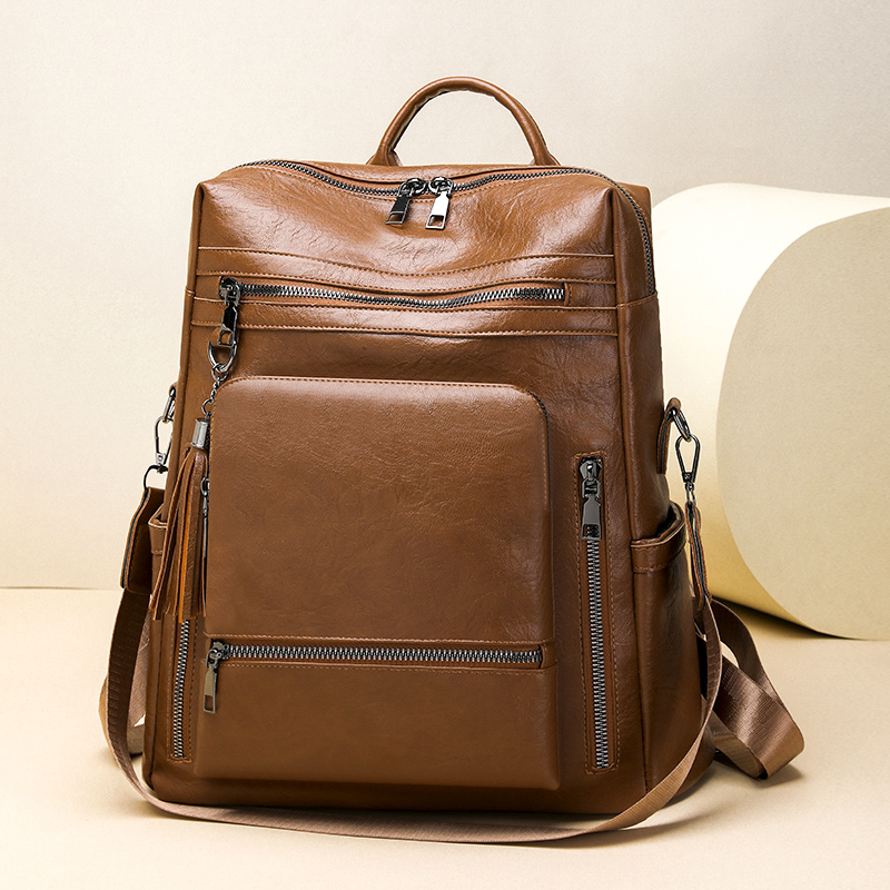 Vintage lederen look rugzakset - Vintage Fashion Look recensie en prijs