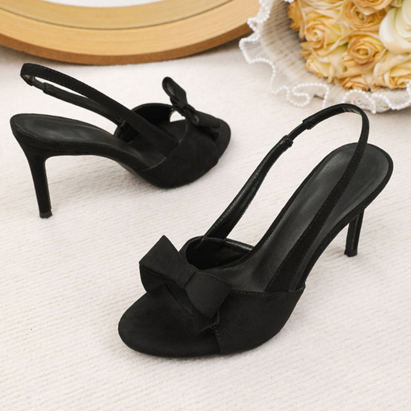 2026 Zomer Peeptoe Backless Pu - Vintage Fashion Heels recensie en prijs