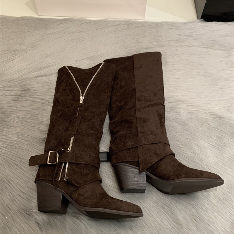 Dameslaarzen Vintage suède lee - Vintage Fashion Heels recensie en prijs