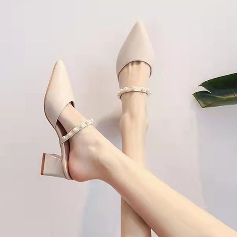 Dames Vintage Mules met spitse - Vintage Fashion Heels recensie en prijs