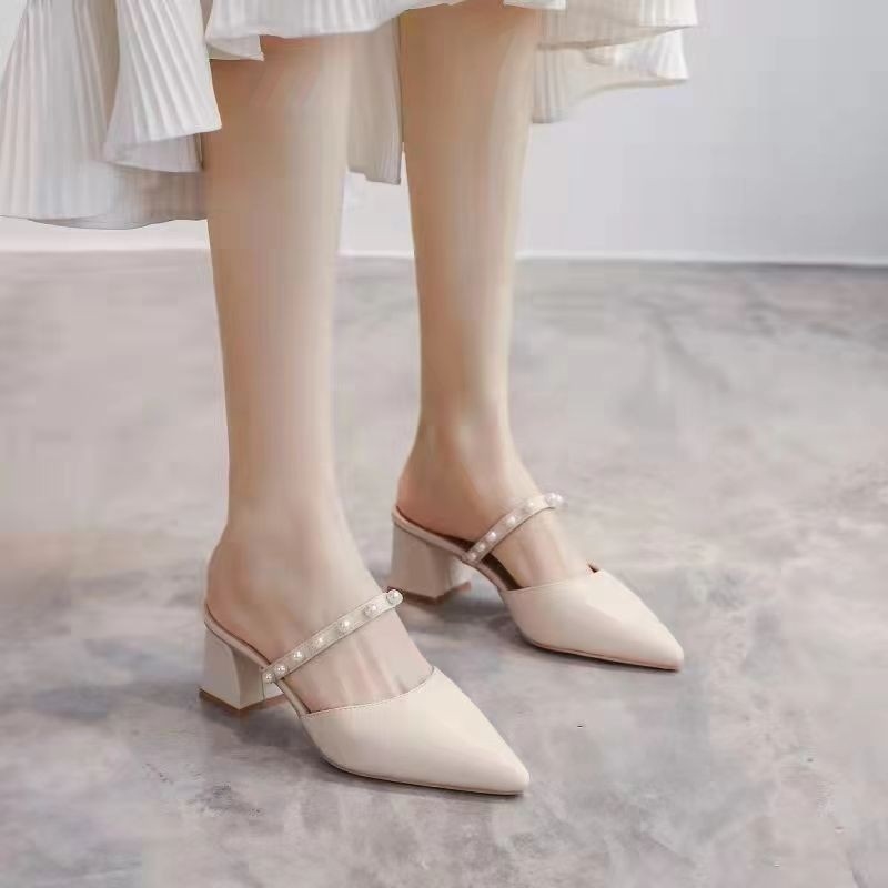 Dames Vintage Mules met spitse - Vintage Fashion Heels recensie en prijs