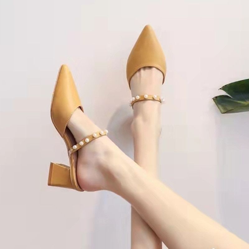 Dames Vintage Mules met spitse - Vintage Fashion Heels recensie en prijs