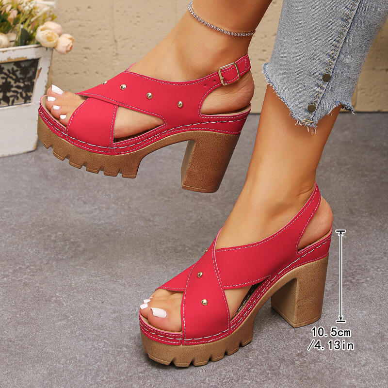 Vintage Super Hoge Hak Cross S - Vintage Fashion Heels recensie en prijs