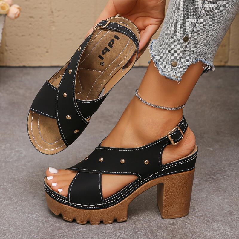 Vintage Super Hoge Hak Cross S - Vintage Fashion Heels recensie en prijs