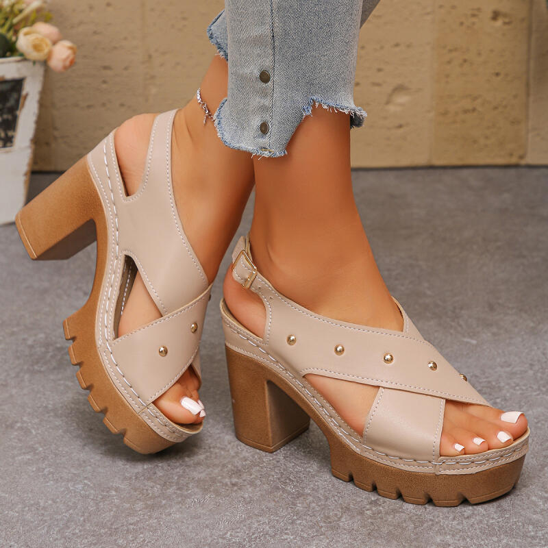 Vintage Super Hoge Hak Cross S - Vintage Fashion Heels recensie en prijs