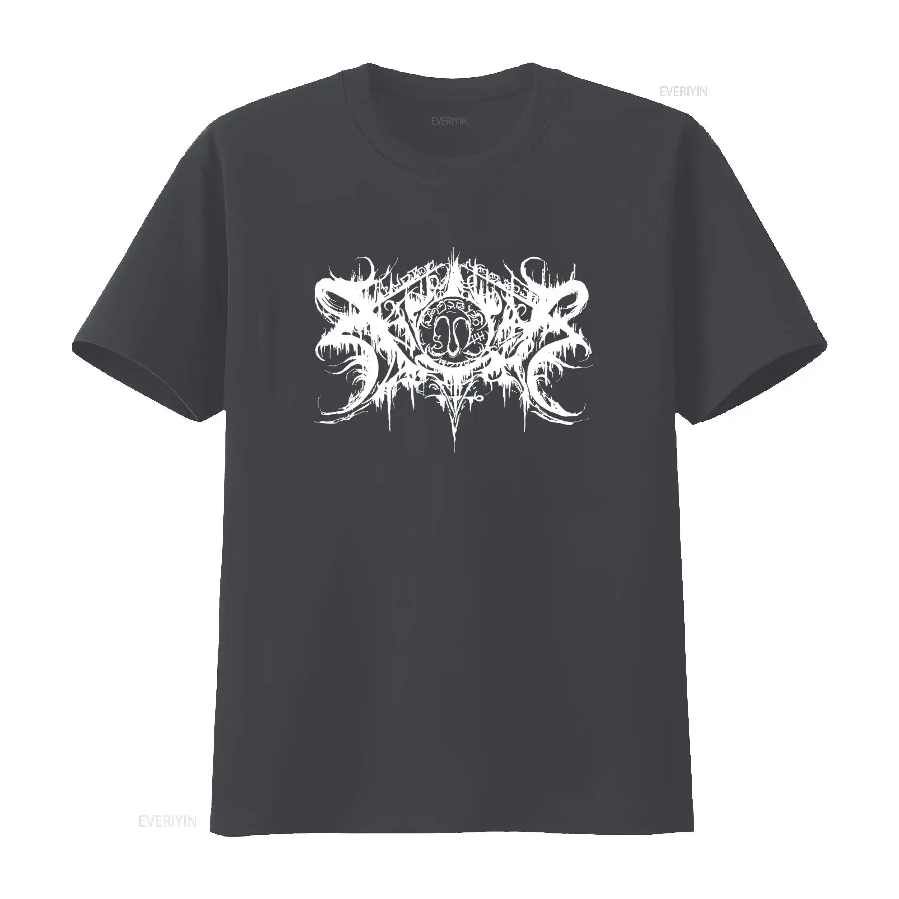 Band Xasthur wit logo op zwart - Vintage Fashion Logo recensie en prijs